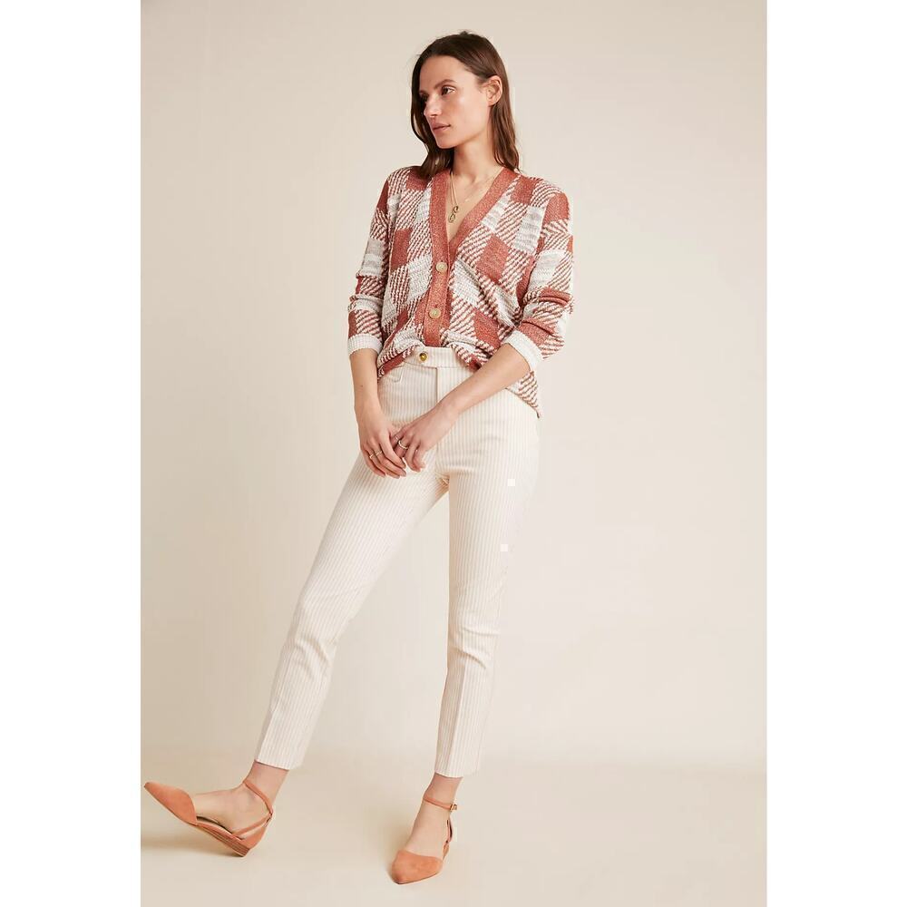 NWT Anthropologie The Essential Slim Trousers